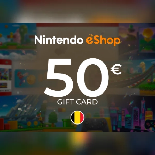 Nintendo eShop Digital Code Gift Card 50 EUR Key - BELGIUM