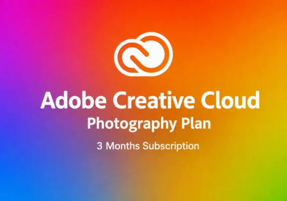 Adobe Creative Cloud Photography Plan - 3 Months Subscription 