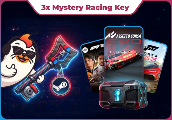 3x Racing Mystery Steam Keys