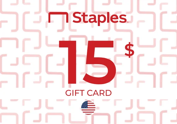Staples Gift Card 15 USD