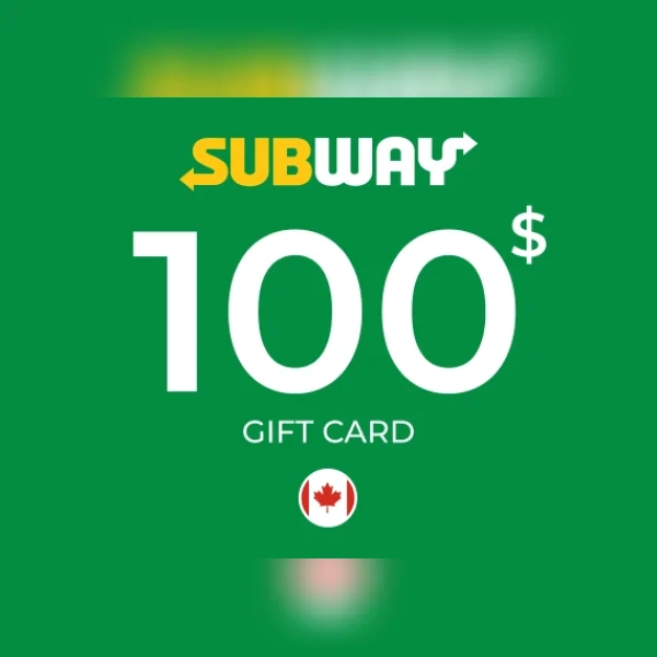 Subway Gift Card 100 CAD Key - CANADA