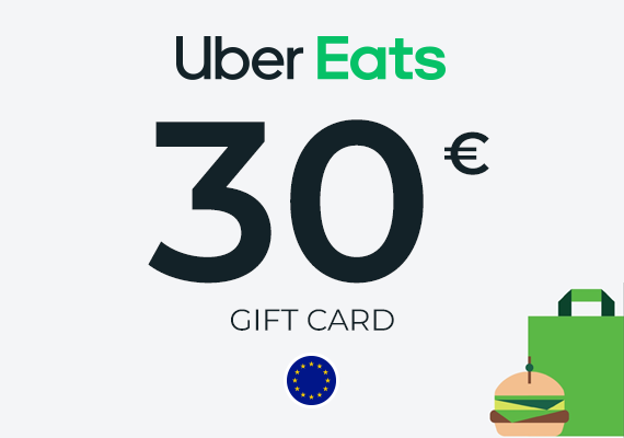 Uber Eats Gift Card 30 EUR Uber Eats Gift Card 30 EUR