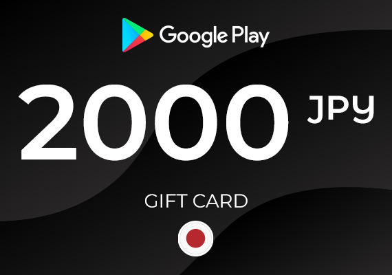 Google Play Gift Card 2000 JPY