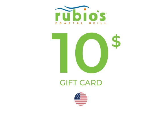 Rubio’s Coastal Grill Gift Card 10 USD