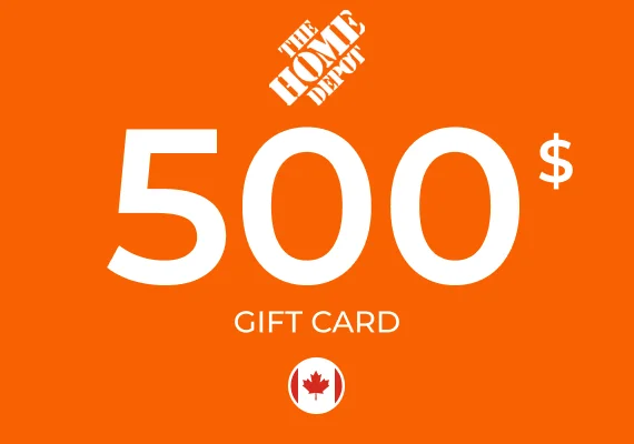 The Home Depot Gift Card 500 CAD