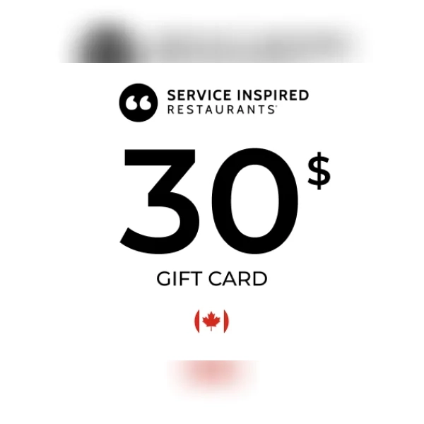 SIR Corp. Gift Card 30 CAD Key - CANADA