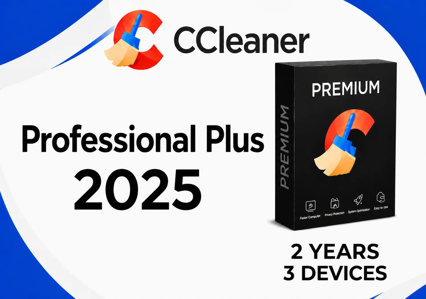 CCleaner Professional Plus 2025 (2 Years / 3 Devices)