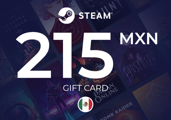 Steam Wallet Gift Card 215 MXN Key - MEXICO