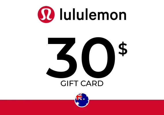 LULULEMON Gift Card 30 AUD