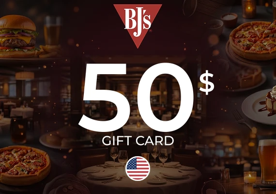 BJ's Restaurants Gift Card 50 USD