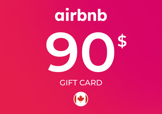 Airbnb Gift Card 90 CAD
