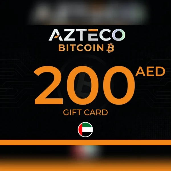 Azteco Bitcoin Voucher - Lightning Gift Card 200 AED Key - UNITED ARAB EMIRATES