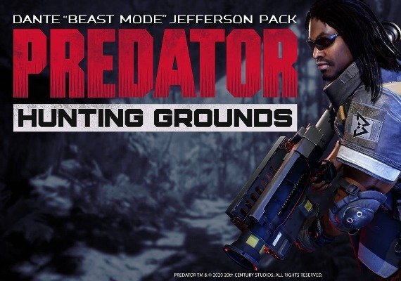 Predator: Hunting Grounds - Dante "Beast Mode" Jefferson DLC Pack (DLC) (PC) Predator: Hunting Grounds - Dante "Beast Mode" Jefferson DLC Pack (DLC) (PC)