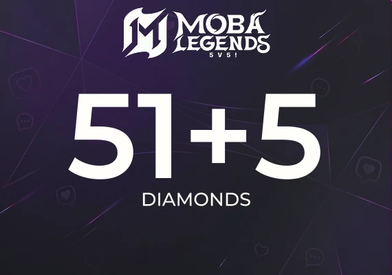 Moba Legends - 51 Diamonds + 5 Bonus