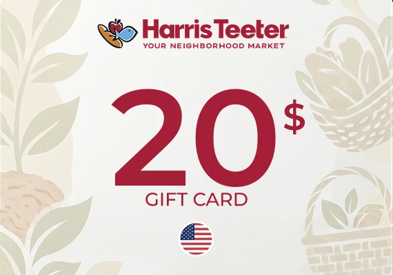 Harris Teeter Gift Card 20 USD