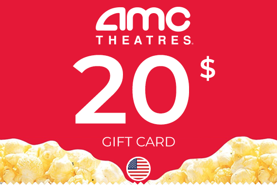 AMC Theatres Gift Card 20 USD