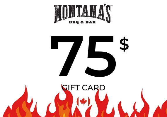 Montana's Gift Card 75 CAD
