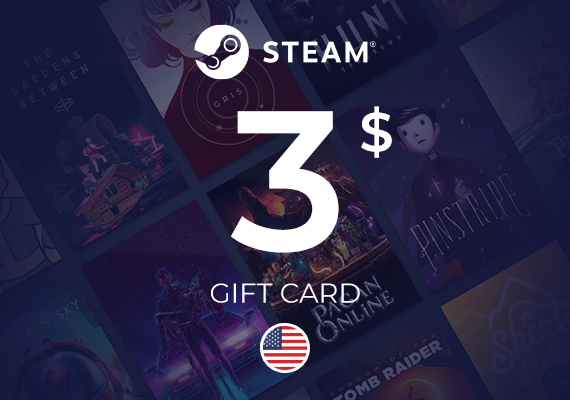 Steam Wallet Gift Card 3 USD