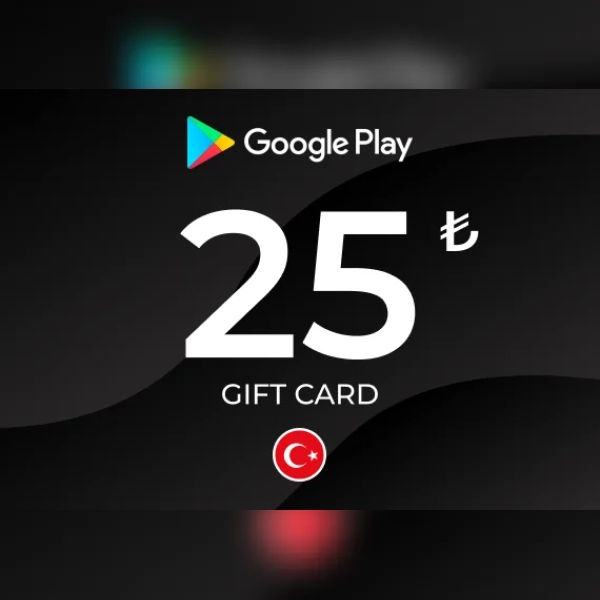 Google Play Gift Card 25 TRY Key - TURKEY