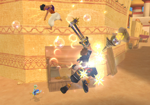 Experience the stunningly enhanced backgrounds in KINGDOM HEARTS -HD 1.5+2.5 ReMIX- and begin your journey now! Experience the stunningly enhanced backgrounds in KINGDOM HEARTS -HD 1.5+2.5 ReMIX- and begin your journey now!