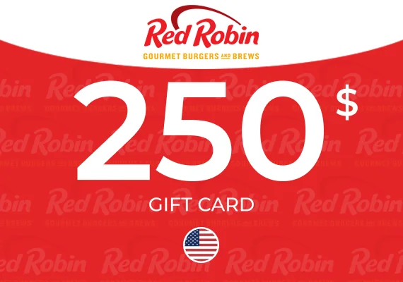 Red Robin Gift Card 250 USD