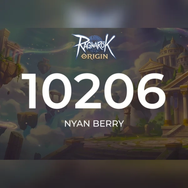 Ragnarok Origin - 10,206 Nyan Berry Direct Top-Up - GLOBAL