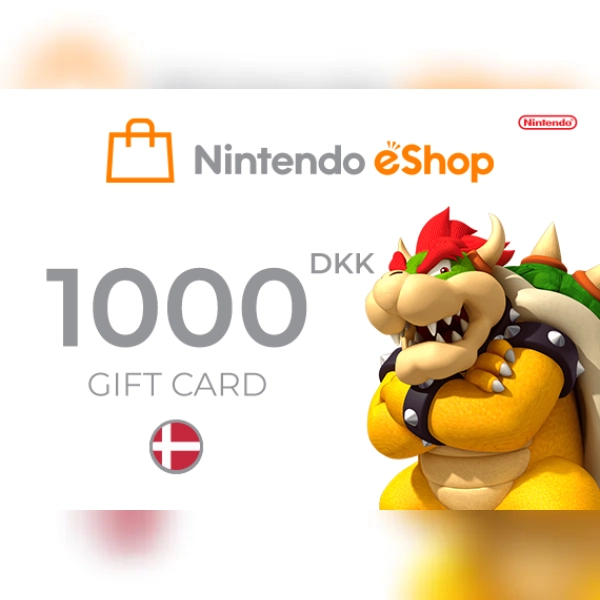 Nintendo Eshop Cards Nintendo Eshop Card 1000 Dkk Key - Denmark