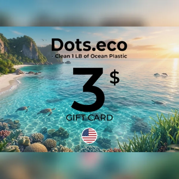Dots.eco - Clean 1 LB of Ocean Plastic Gift Card 3 USD Key - UNITED STATES