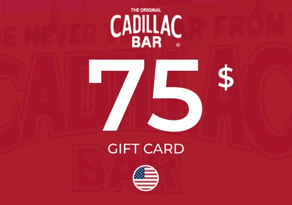 Cadillac Bar Gift Card 75 USD