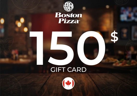 Boston Pizza Gift Card 150 CAD