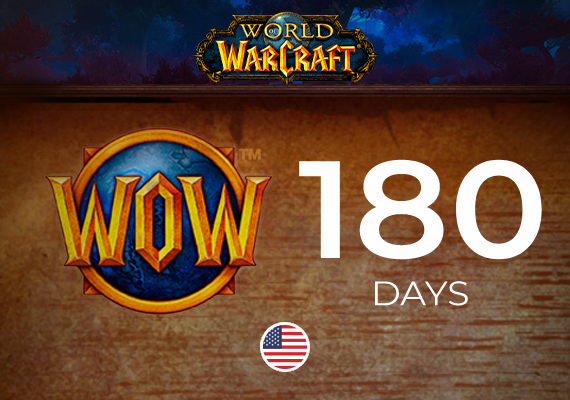 World of Warcraft 180-days time card World of Warcraft 180-days time card
