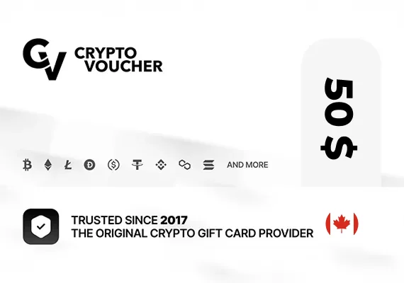 Crypto Voucher Bitcoin (BTC) 50 CAD