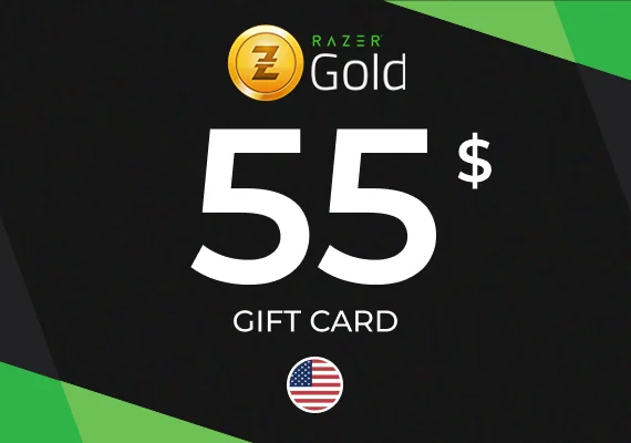 Razer Gold Gift Card 55 USD Razer Gold Gift Card 55 USD