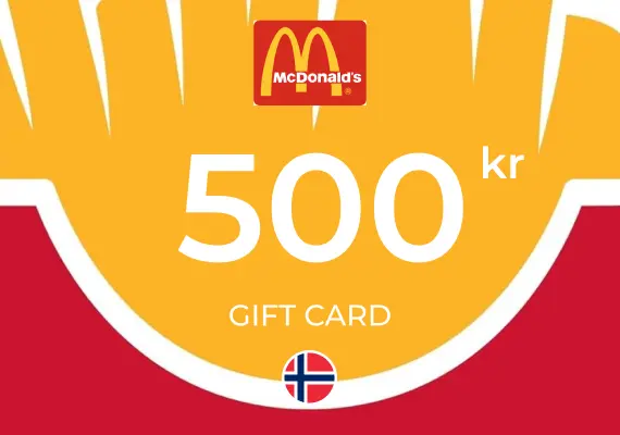 McDonald's Gift Card 500 NOK