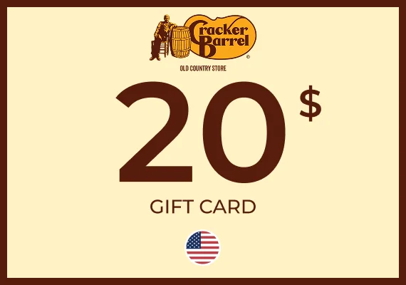 Cracker Barrel Gift Card 20 USD