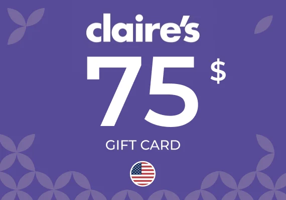 Claire's Gift Card 75 USD