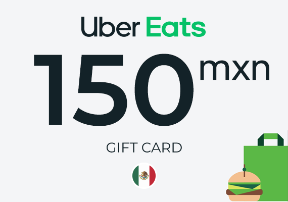 Uber Eats Gift Card 150 MXN Uber Eats Gift Card 150 MXN