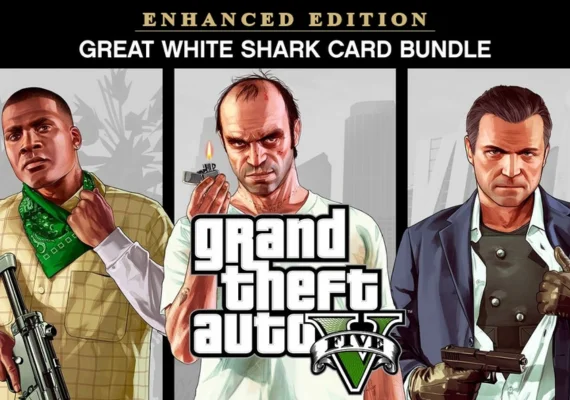 Grand Theft Auto V Enhanced & Great White Shark Card (PC)