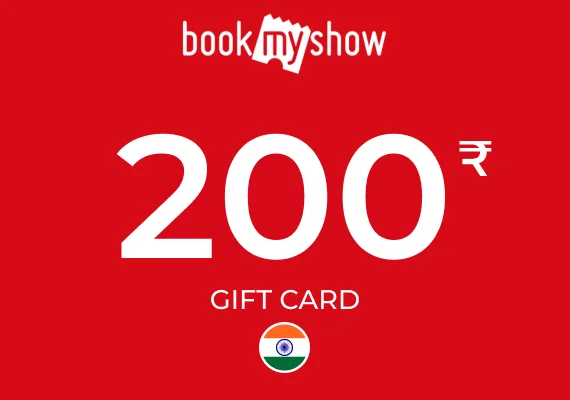 BookMyShow Gift Card 200 INR