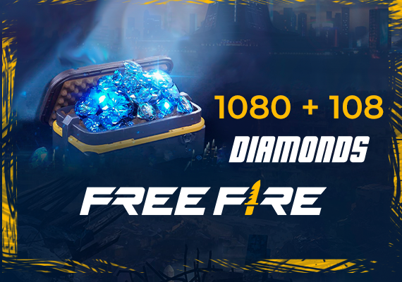 Garena Free Fire - 1080 + 108 Diamonds (PC)