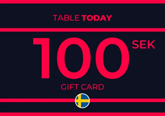TableToday Gift Card 100 SEK