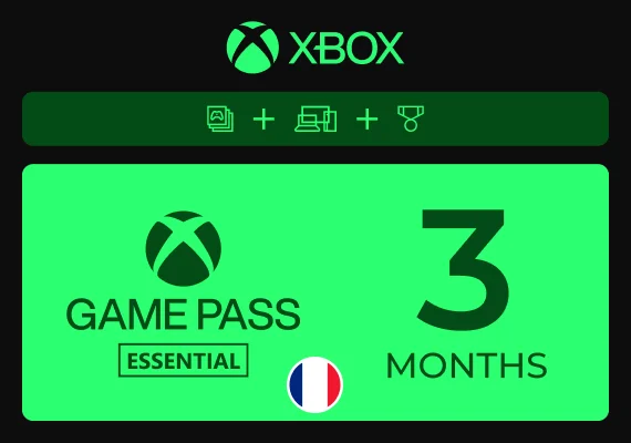  Xbox Game Pass Core (Essential) 3 Months