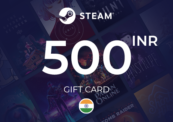 Steam Wallet Gift Card 500 INR