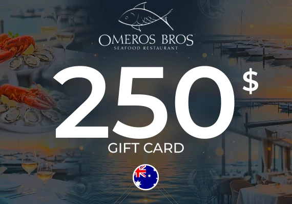 Omeros Bros Gift Card 250 AUD
