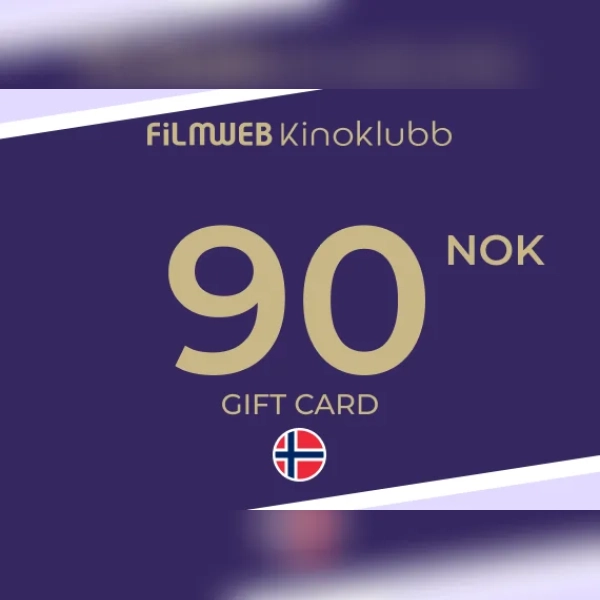 Filmweb Kinoklubb Gift Card 90 NOK Key - NORWAY