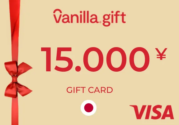 Vanilla Visa Gift Card 15000 JPY