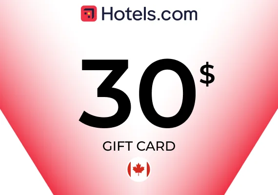 Hotels.com Gift Card 30 CAD