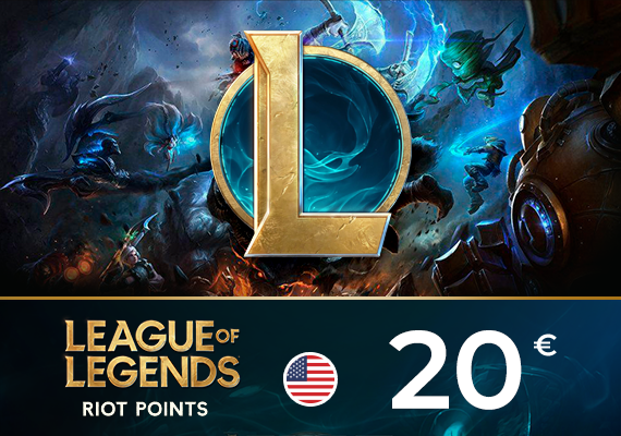 League of Legends Riot Points 20 USD League of Legends Riot Points 20 USD