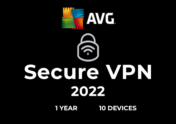 AVG Secure VPN 2022 1 Year 10 Devices AVG Secure VPN 2022 1 Year 10 Devices