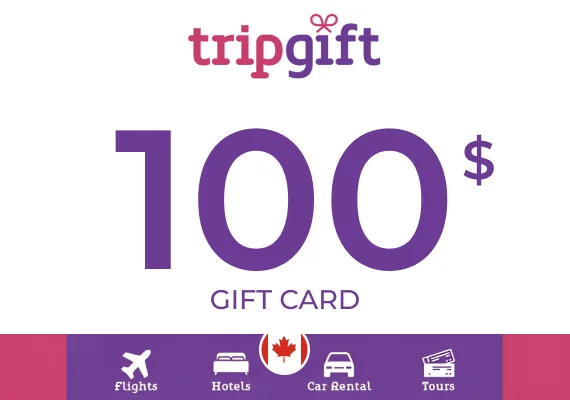 TripGift Gift Card 100 CAD